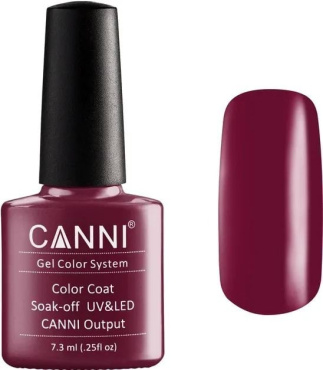 Гель-лак CANNI 028 бордовый 7.3 мл фото 1