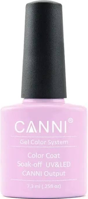 CANNI Гель-лак 040 пастельний рожево-фіолетовий, 7,3мл
