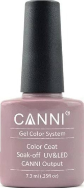 Гель-лак CANNI 049 серо-коричневый нюдовый 7.3 мл