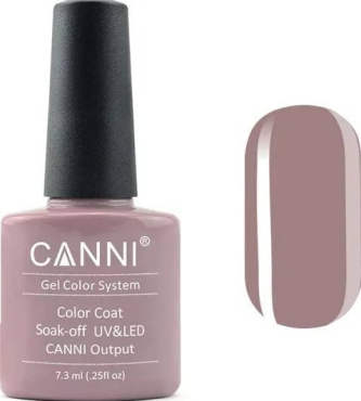 Гель-лак CANNI 049 серо-коричневый нюдовый 7.3 мл фото 1