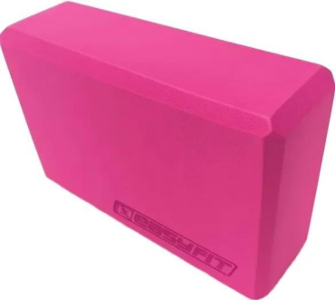 Блок для йоги EasyFit EVA рожевий фото 1