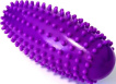 Массажный ролик EasyFit Almond овальный с шипами фиолетовый 16 см х 6.5 см фото 1