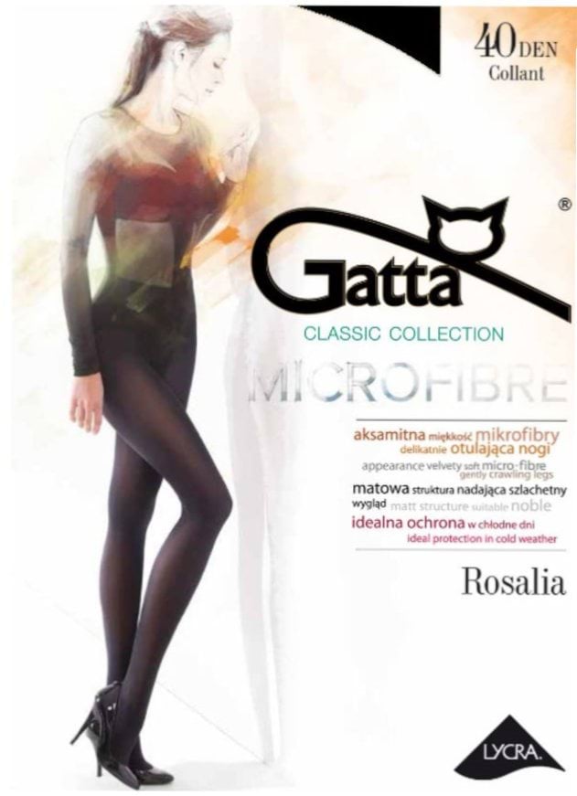 Колготи жіночі Gatta Rosalia 40 nero р.3