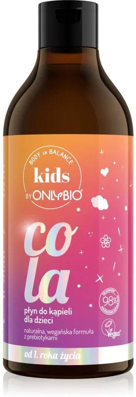 ONLYBIO піна для ванни Body in Balance Kids з ароматом коли, 500мл