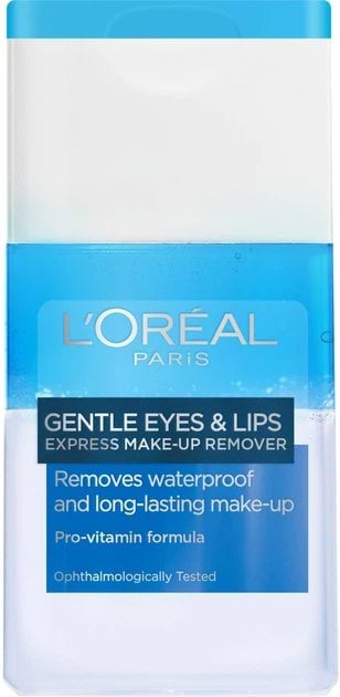 L`Oreal Засіб для зняття водостійкого і тривалого макіяжу з очей та губ, 125мл