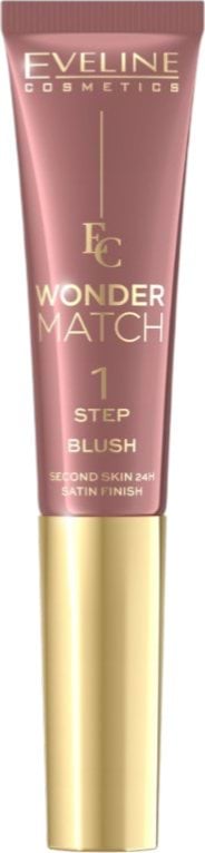 Eveline рідкі рум’яна зі спонжем wonder match №02, 14 мл