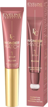 Рум’яна Eveline Wonder Match 02 зі спонжем 14 мл фото 1