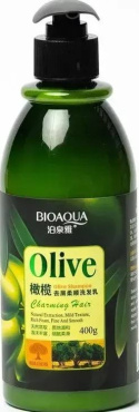 Шампунь Bioaqua olive anti-dandruff smoothing для волос против перхоти 400 мл