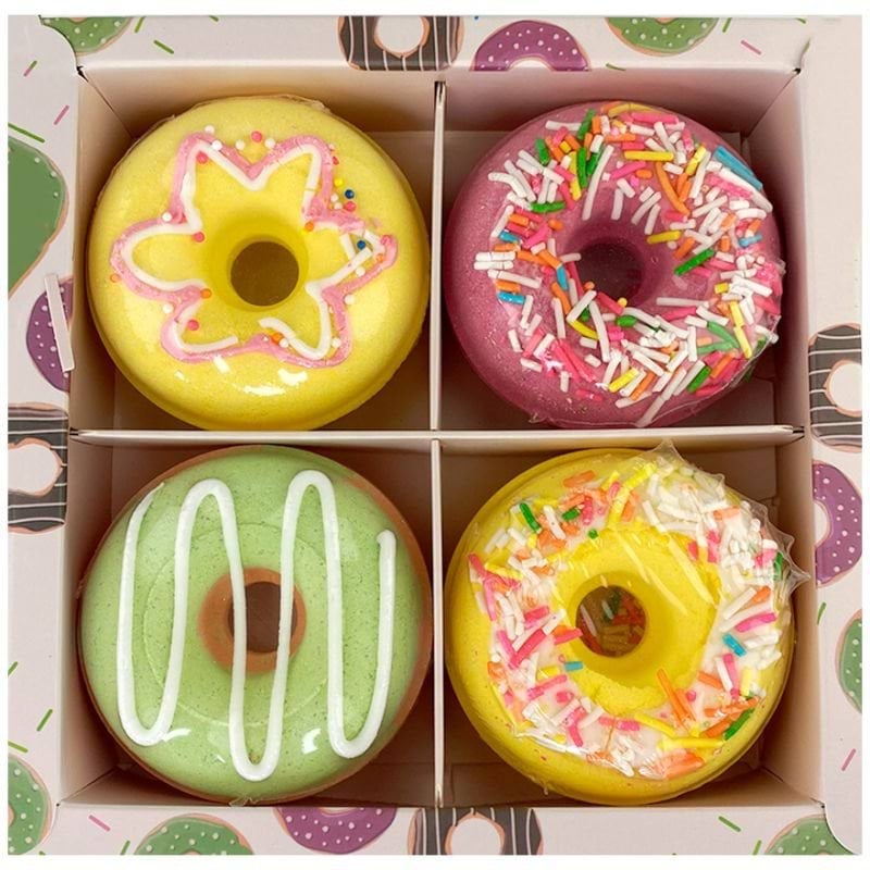 Sadoer Набір подарунковий бомби д/ванни "Doughnuts" (4шт*100г), 1шт