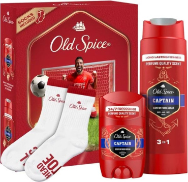 Набір Old Spice Captain (Дезодорант-стік 50 мл + Гель для душу 250 мл + Шкарпетки)