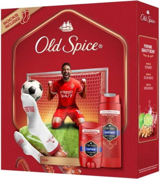 Набір Old Spice Captain (Дезодорант-стік 50 мл + Гель для душу 250 мл + Шкарпетки) фото 1