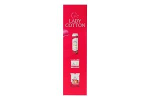 Набор для ухода и гигиены Красота и нежность Lady Cotton 3 шт. фото 1