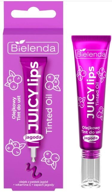 Олія-тінт для губ Bielenda Juicy Tint Lip Oil Ягода 10 г
