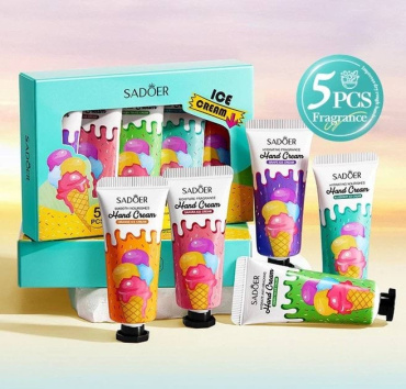 Набор кремов для рук Sadoer парфюмированные 5 шт. x 20 г фото 5