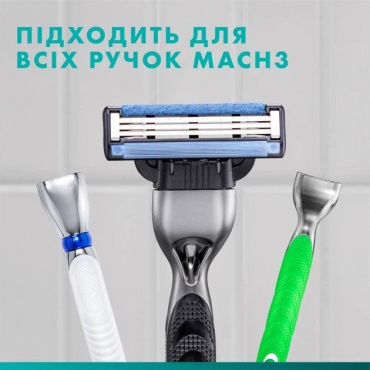 Змінні картриджі для гоління Gillette Mach3, 5 шт. фото 1