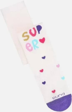 Колготки детские Дюна (9064) р. 98-104, 16-18 молочный фото 2