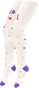 Колготки детские Дюна (9064) р. 122-128, 18-20 молочные фото 1