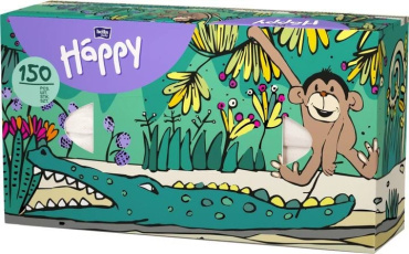 Салфетки Bella Happy универсальные двухслойные 150 шт. (в ассортименте) фото 1