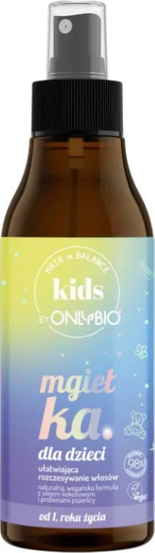 Спрей для волосся OnlyBio Hair in Balance Kids полегшує розчісування 150 мл