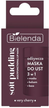 Маска для губ Bielenda Very Cherry 3 в 1 Soft Pudding поживна 12 г