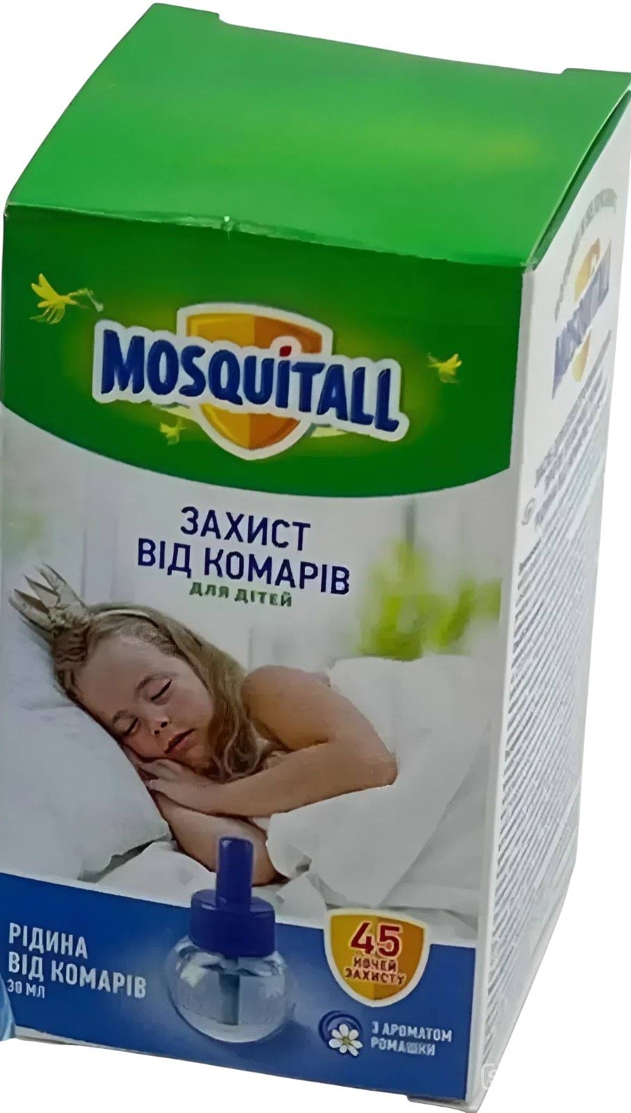Рідина від комарів Mosquitall ніжний захист для дітей 45 ночей 30 мл