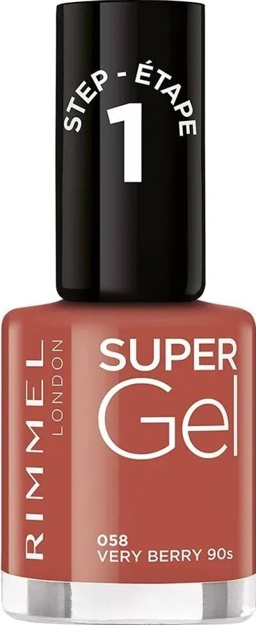 RIMMEL гель-лак для нігтів SUPERGEL 058, 12мл