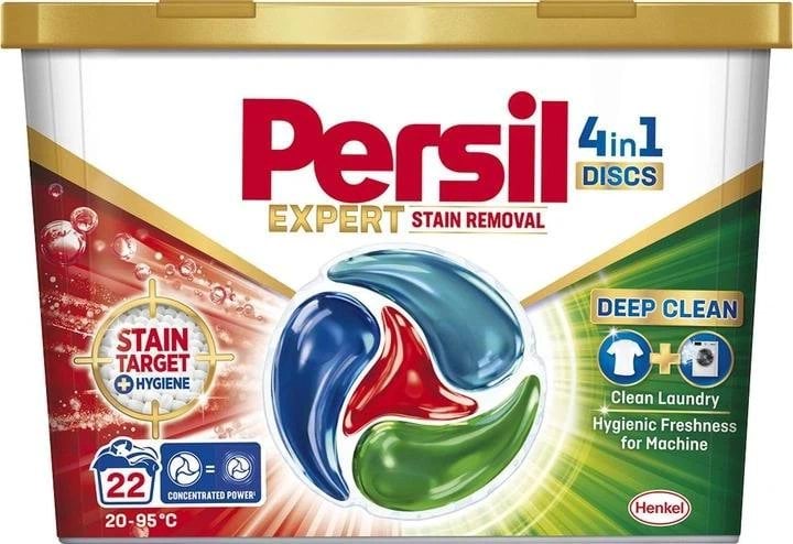 Диски для прання Persil 4in1 Discs Expert Stain Removal Deep Clean 22 шт.