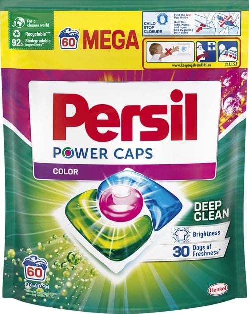 Капсули для прання Persil Power Caps Color Deep Clean 60 шт.