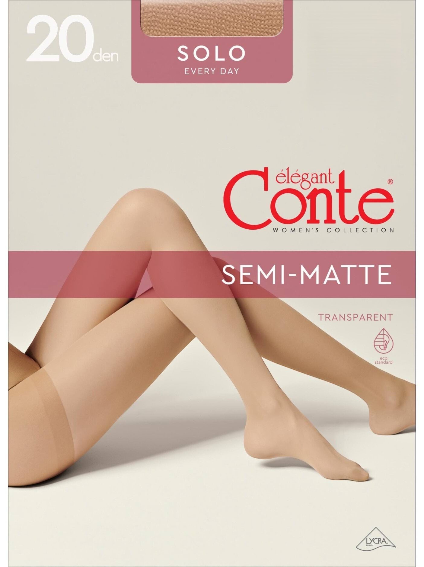 Conte колготи SOLO 20 (EU), р.5, Natural