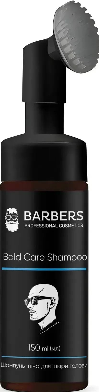 Barbers шампунь-піна для шкіри голови без волосся Bald Care Shampoo, 150 мл
