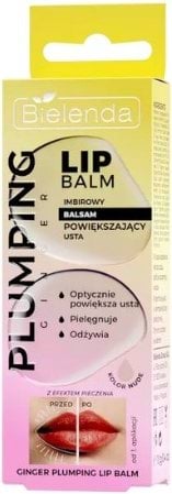 Bielenda бальзам для губ з ефектом печіння імбирний Plumping, 10г