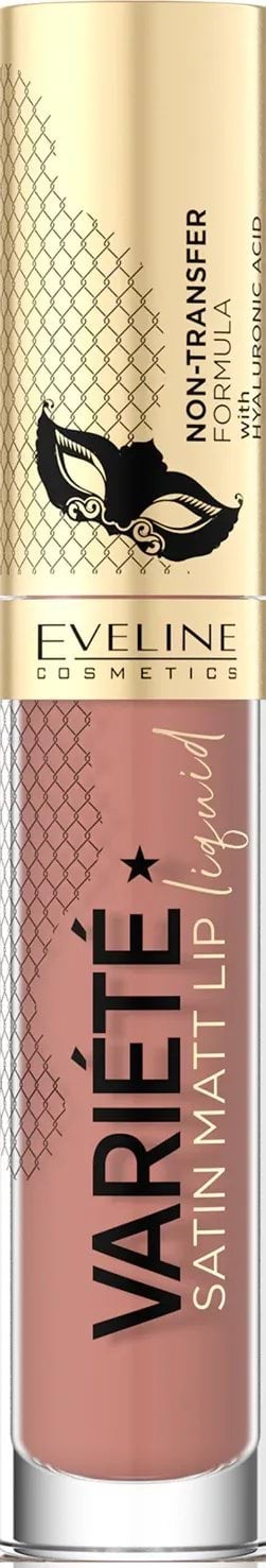 Eveline помада д/губ рідка матова VARIETE PERFECT MATTE LIP INK з гіалуроновою кислотою 01, 4.5мл
