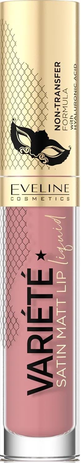 Помада для губ рідка матова Eveline variete perfect matte lip ink з гіалуроновою кислотою 02, 4.5мл фото 2