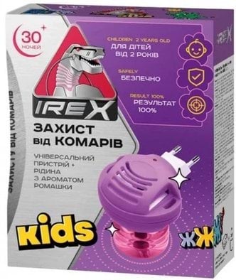 Irex Kids комплект прибор+рідина від комарів для дітей, 30 ночей
