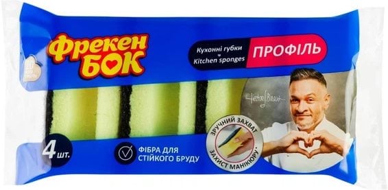 Губки кухонні Фрекен Бок Профіль 4 шт.
