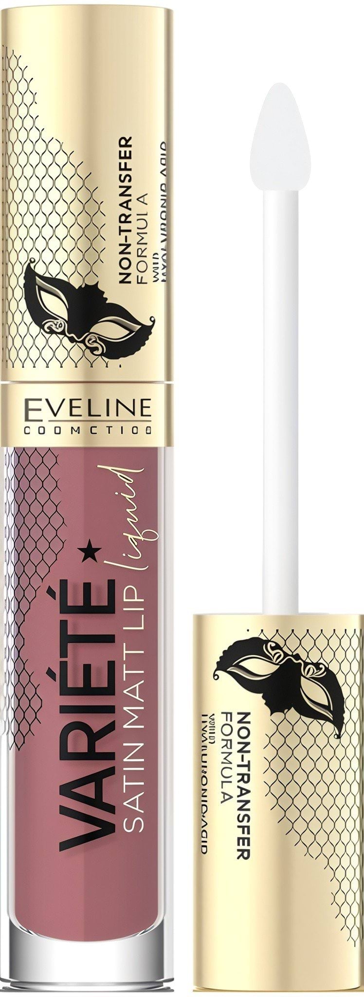 Помада для губ рідка матова Eveline variete perfect matte lip ink з гіалуроновою кислотою 04, 4.5 мл