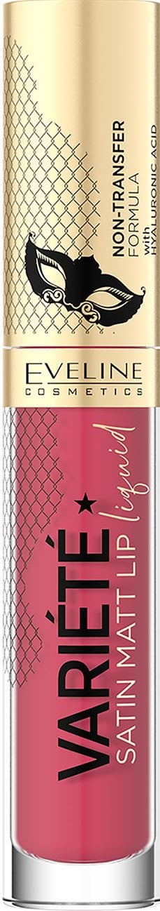 Помада для губ рідка матова Eveline variete perfect matte lip ink з гіалуроновою кислотою 06, 4.5 мл