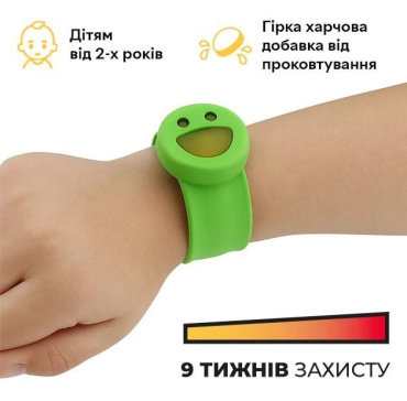 Браслет від комарів Extravel Kids зі змінним картриджем (ETK001) 1.8 г фото 5