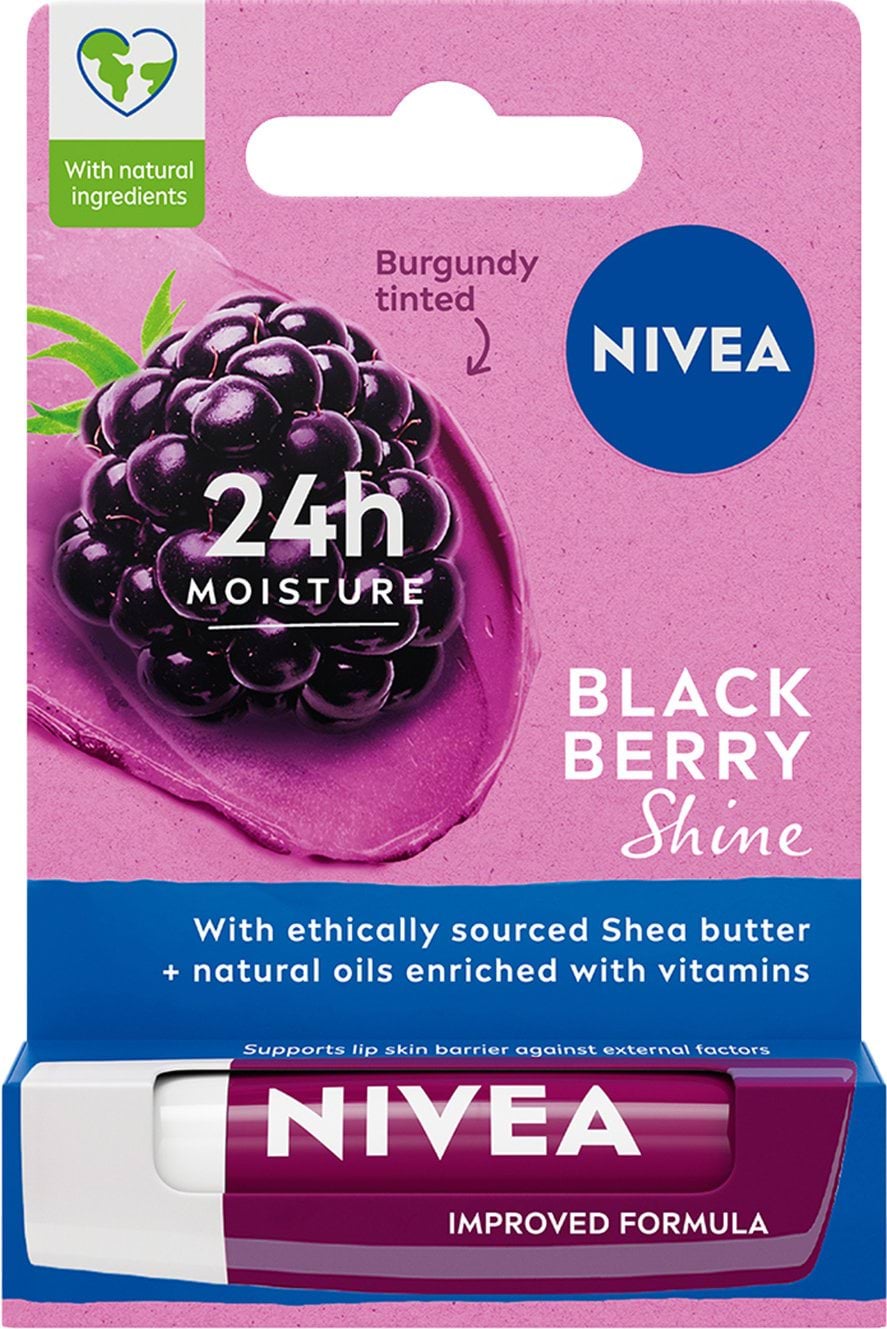 Бальзам-догляд для губ NIVEA Ожинове сяйво 4.8 г