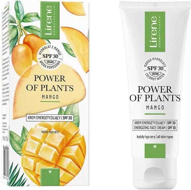 Крем для обличчя Lirene Power of Plants Манго 50 мл фото 1