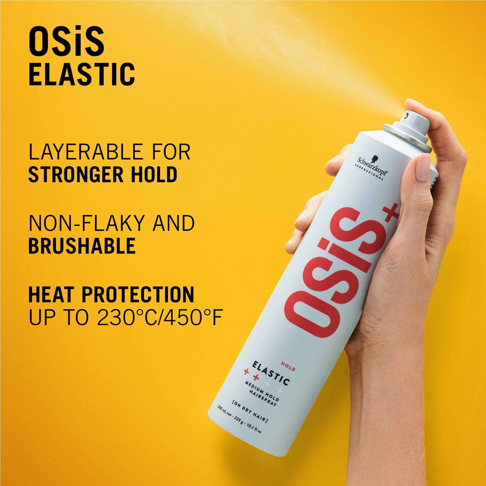Лак для волосся Schwarzkopf Professional Osis Elastic средньої фіксації 500 мл фото 1