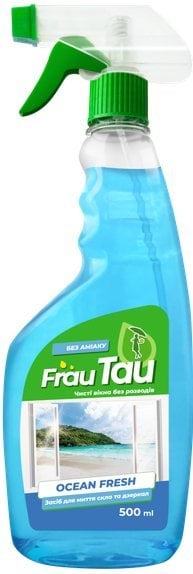 Frau Tau Засіб для скла та дзеркал Ocean Fresh (тригер), 500 мл