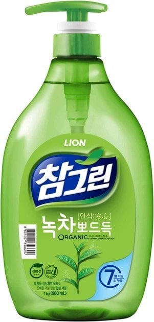 Засіб для миття посуду Lion Зелений чай 960 мл