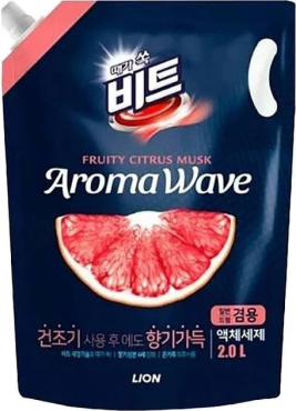 Рідкий засіб для прання Lion Beat AromaWave Citrus 2 л