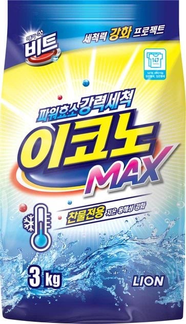 LION Beat Econo Max Порошок для прання, 3 кг