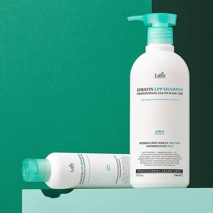Шампунь La'dor Keratin LPP Shampoo pH 6.0 кератиновый бессульфатный 530 мл фото 1
