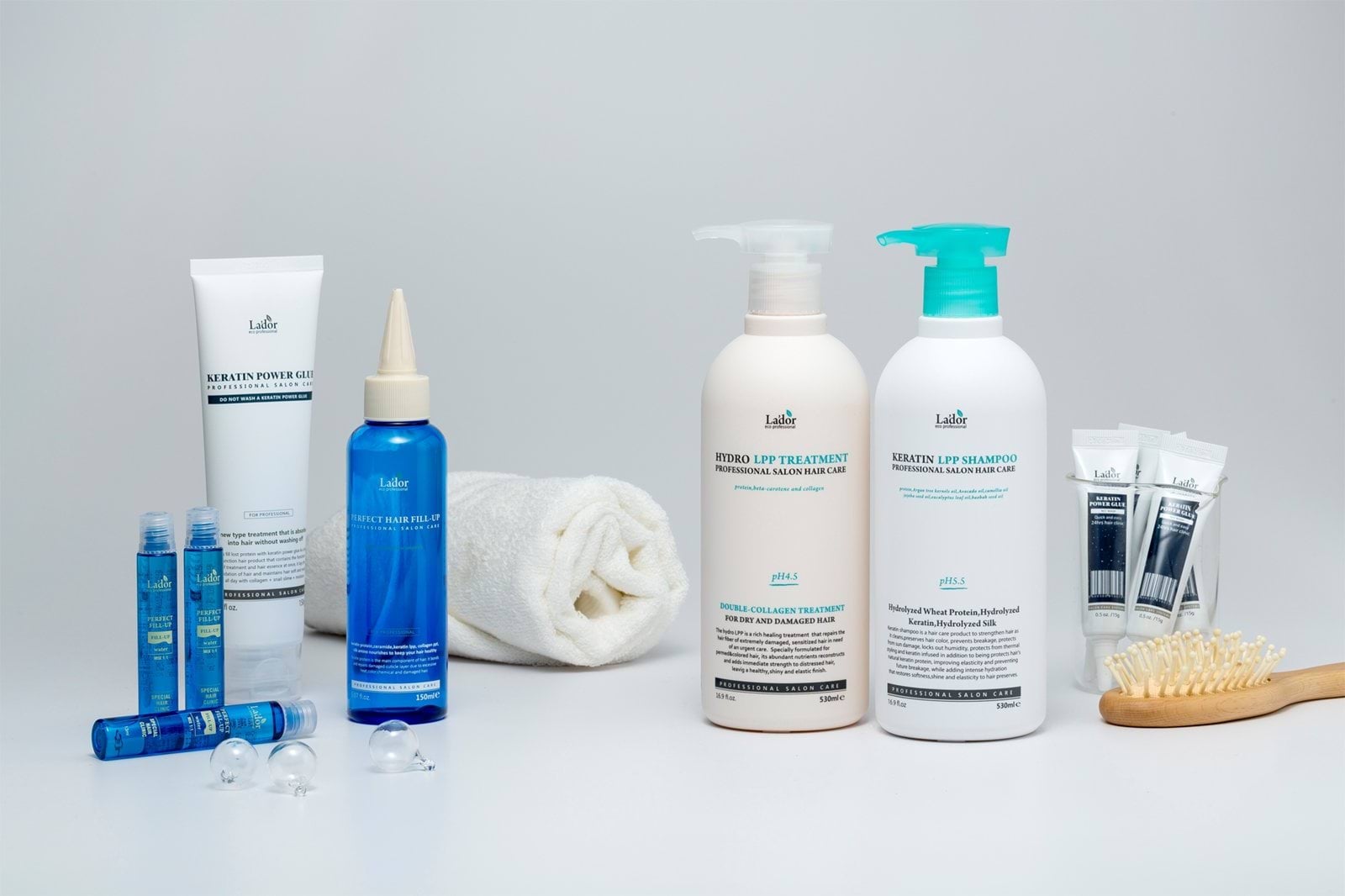 Шампунь La'dor Keratin LPP Shampoo pH 6.0 кератиновый бессульфатный 530 мл фото 3