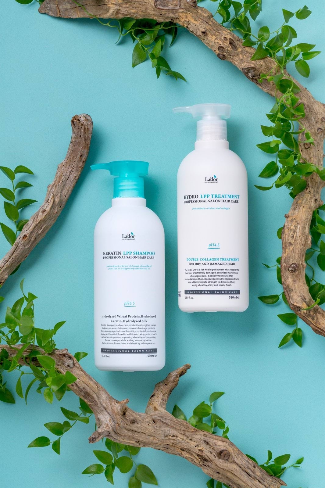 Шампунь La'dor Keratin LPP Shampoo pH 6.0 кератиновый бессульфатный 530 мл фото 4