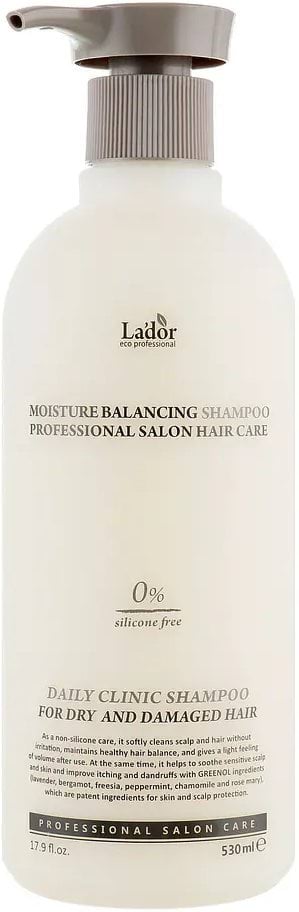 La'dor Moisture Balancing Shampoo Шампунь для сухого та пошкодженого волосся, 530 мл