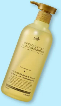 Шампунь La'dor Dermatical Hair-Loss Shampoo безсульфатний проти випадіння волосся 530 мл фото 1